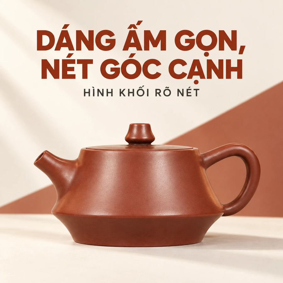 陶礼【承韵】广西钦州坭兴陶茶具家用泡茶壶高档泡茶手工壶150ml F01 Vietnamese