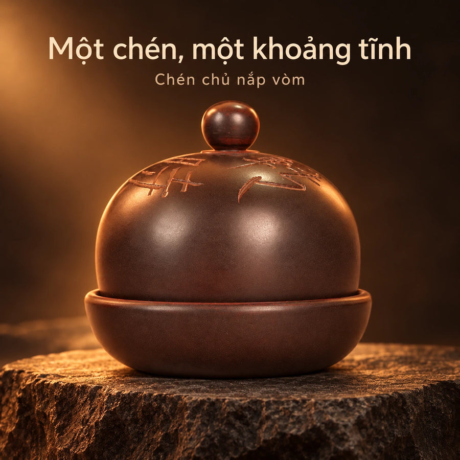 陶礼【时来运转】广西钦州坭兴陶刻字紫陶主人杯电窑烧制工艺100ml F01 Vietnamese