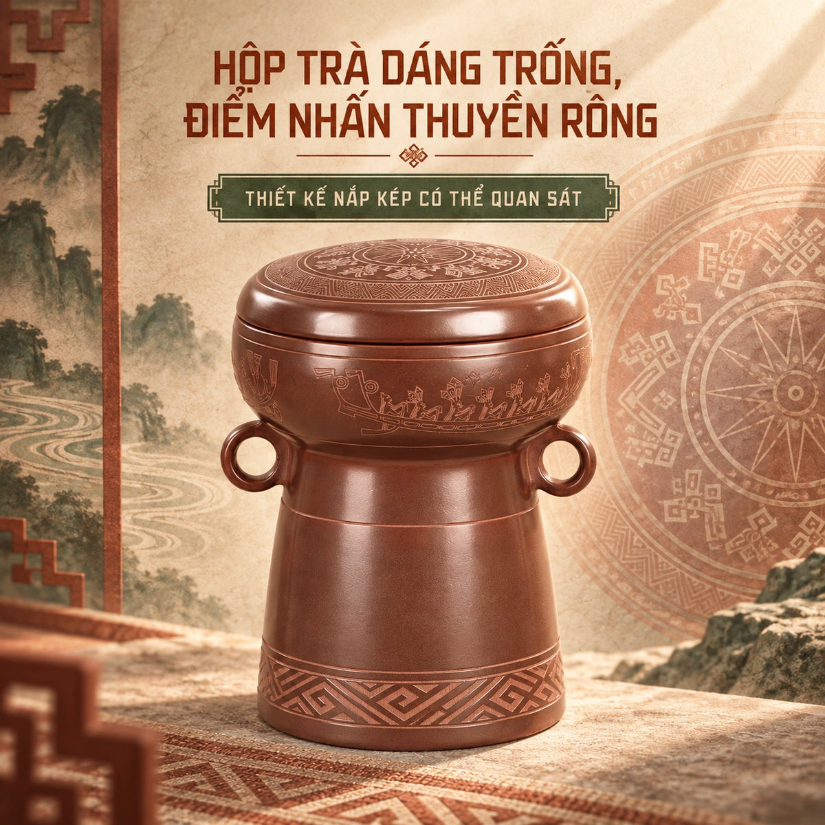Hũ đựng trà · Long Chu