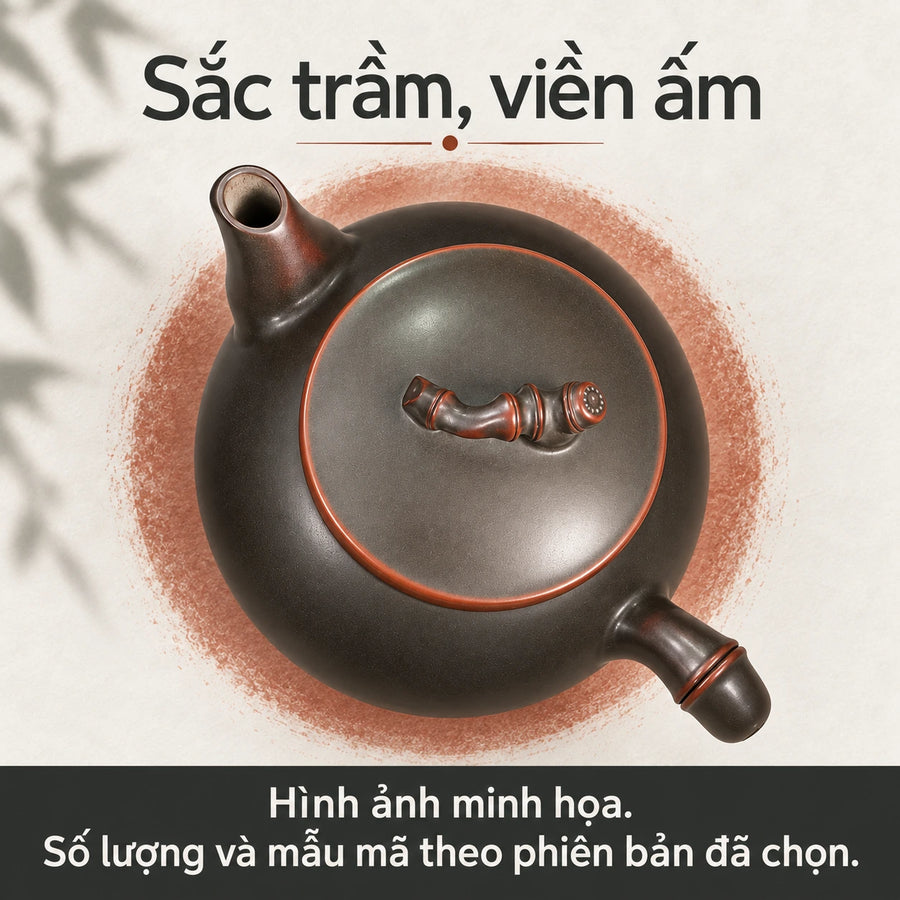 陶礼【素颜女神】广西钦州坭兴陶一壶两杯套组250ml F01 Vietnamese