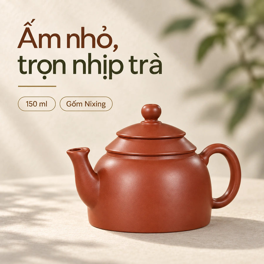陶礼【太平年】广西钦州坭兴陶双层带茶漏复烧茶壶150ml—王先生冠名 F01 Vietnamese