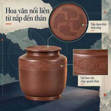 Hũ đựng trà · Long Đằng