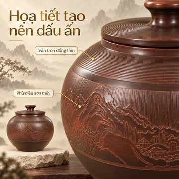 Hũ đựng trà · Chỉ Một Màu Thanh Lục