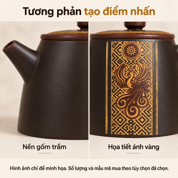 Bộ trà Nê Hưng · Long Phụng Cát Tường