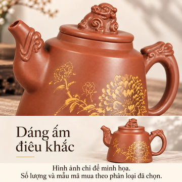 Bộ trà Nê Hưng · Gấm Hoa Rực Rỡ