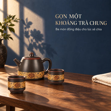 Bộ trà Nê Hưng · Mẫu Đơn Ngâm
