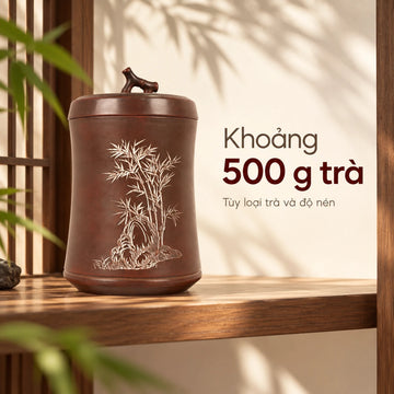 Hũ đựng trà · Trúc Vận