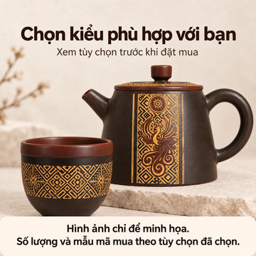 Bộ trà Nê Hưng · Long Phụng Cát Tường