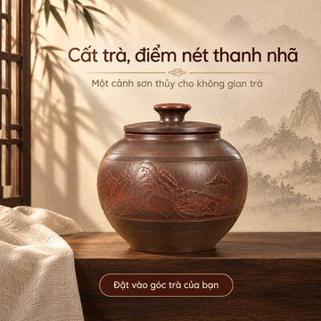 Hũ đựng trà · Chỉ Một Màu Thanh Lục